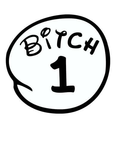 Personalize Bitch 1 2 3 4 5 Custom Number Toddler Hoodie