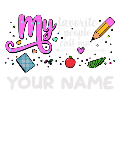 Custom Name My Favorite People Call Me Women's Long Sleeve Shirt