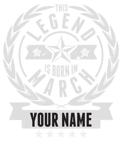 Personalized Custom Name This Legends Is Born In March Hat