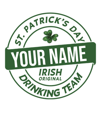 Personalized Irish Shirt Drinking Team Backpack