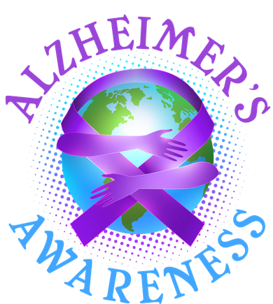 Alzheimer's Awareness Support Ribbon Hugging The World Women's Sweatshirt