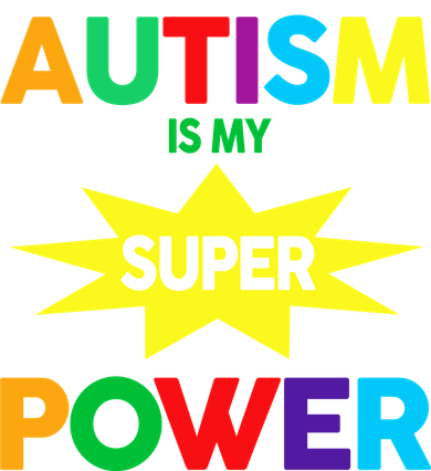 Autism Is My SuperPower Hero Kids Hoodie