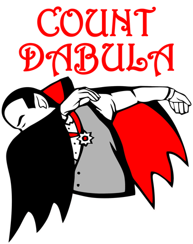 Count Dabula Halloween Toddler Sweatshirt