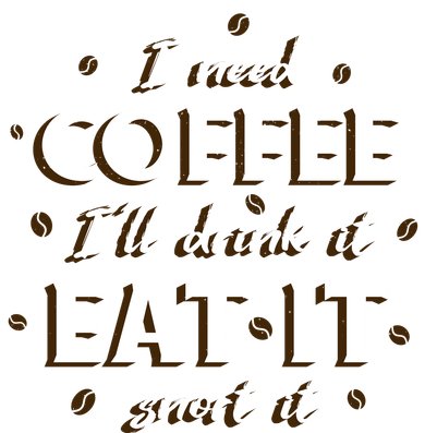 I Need Coffee Drink Eat Snort Women's Sweatshirt