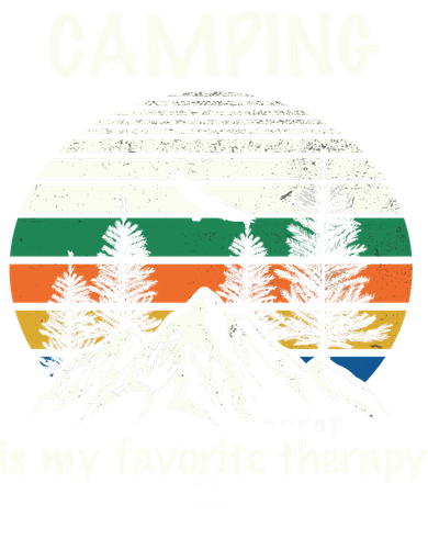Camping Is My Therapy Kids Sweatshirt
