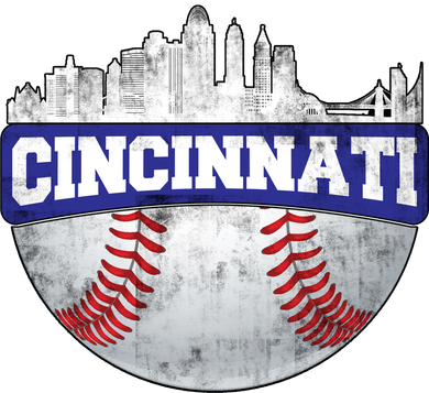 Vintage Cincinnati Ohio Baseball City Kids Long Sleeve Shirt