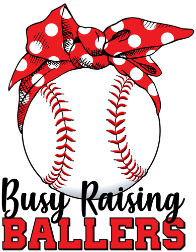 Busy Raising Ballers Baseball Parents Women's Long Sleeve Shirt