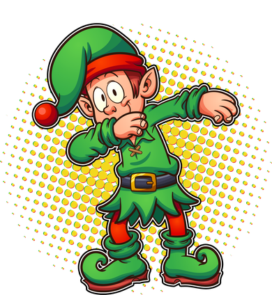 Christmas Dabbing Elf Toddler T-Shirt