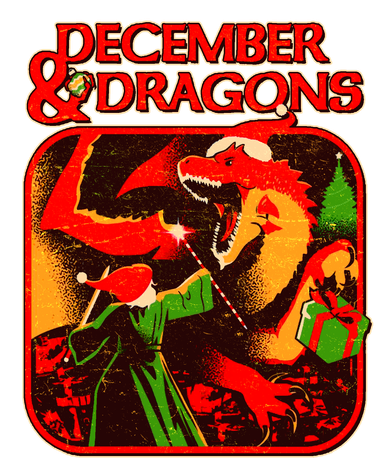 Christmas December & Dragons Women's Hoodie