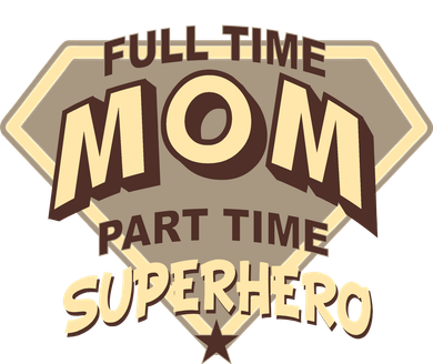 Full Time Mom Part Time Superhero Toddler T-Shirt