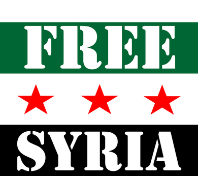 Free Syria Syrian Anti War Protest Strikes Kids T-Shirt
