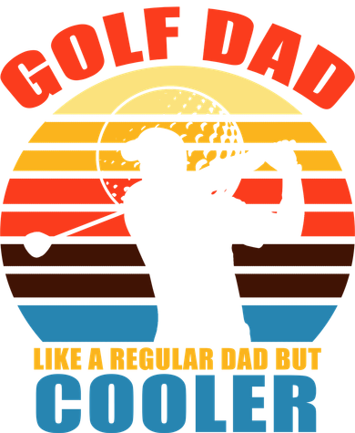 Golf Dad Like A Regular Dad But Cooler Doggie Tank