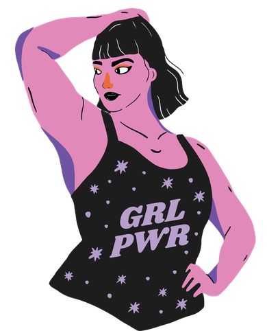 Girl Power Model Coffee Mug