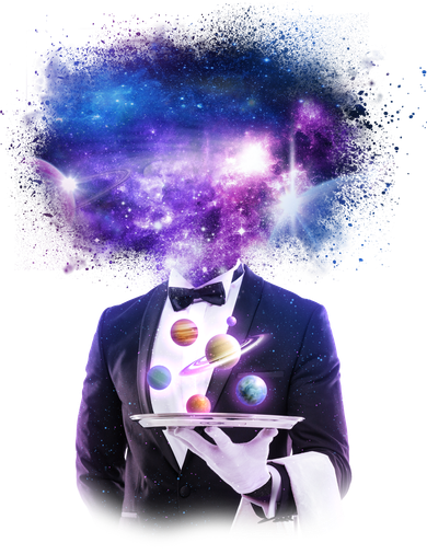 Cool Galaxy Space Head Women's Hoodie