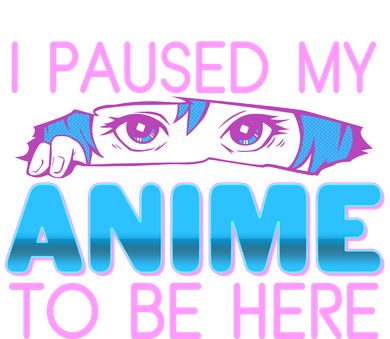 I Pause My Anime To Be Here Anime Fan Kids Hoodie