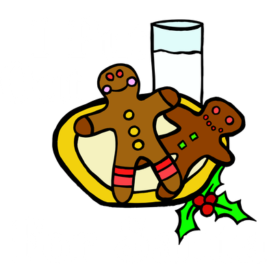 I Put Out For Santa Cookies and Milk Doddie Hoodie