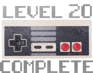 Level 20 Complete Retro Gamer 20th Birthday Bucket Hat