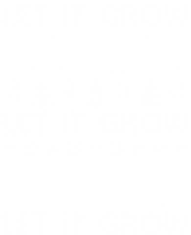 Let It Grow Santa Beard Ugly Christmas Sweater Button