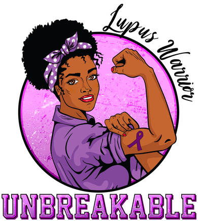 Lupus Awareness Warrior Unbreakable Kids T-Shirt