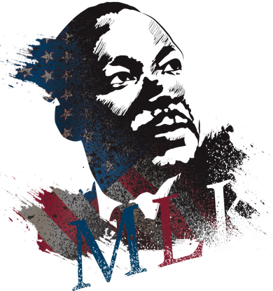 MLK Portrait Martin Luther KIng Jr.  Coaster