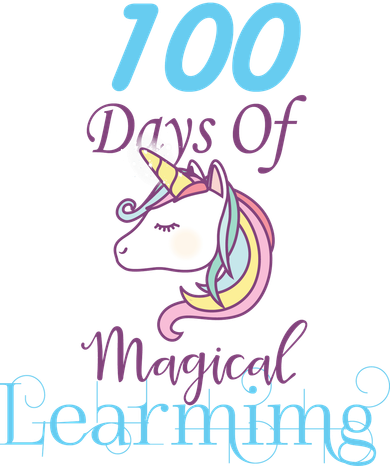 100 Days Of Magical Learning Women's Dry Zone Grid Polo