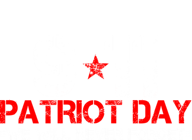 9-11 Patriot Day We Will Never Forget Baby Bodysuit