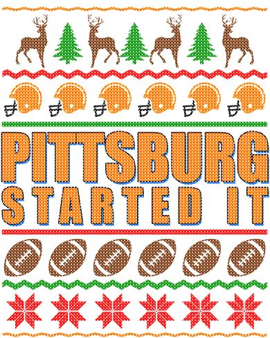 Pittsburgh Started It Ugly Christmas Sweater Hat