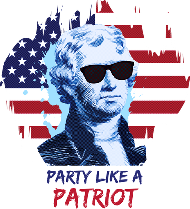 Party Like A Patriot Toddler T-Shirt