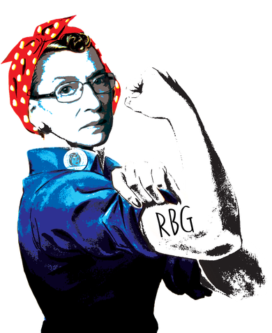 Notorious RBG Ruth Bader Ginsburg Strong Coaster