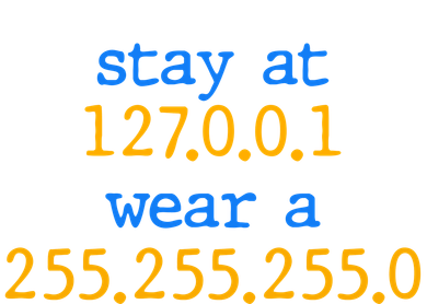 127.0.0.1 255.255.255.0 Code Stay At Home Wear A Face Mask Coffee Mug