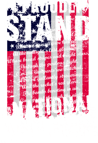I Proudly Stand For The National Anthem Pledge Toddler Hoodie