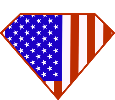Superhero American Hero Flag Beanie