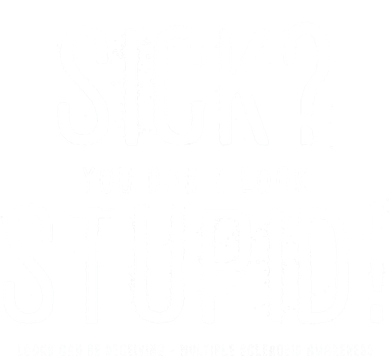 Sick You Don't Look Stupid MS Awareness Hooded Wearable Blanket
