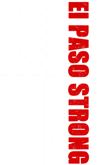 El Paso Strong American Flag Women's Long Sleeve Shirt