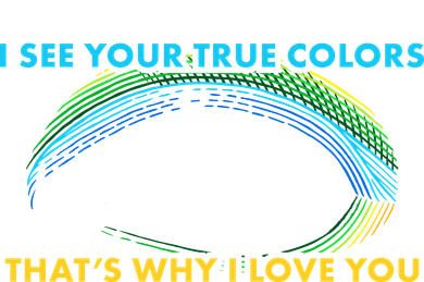 I See Your True Colors That's Why I Love You Autism Kids Hoodie