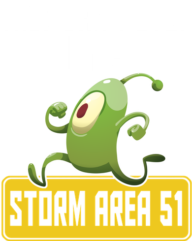 They Can't Stop Us All Storm Area 51 Alien Running Toddler T-Shirt