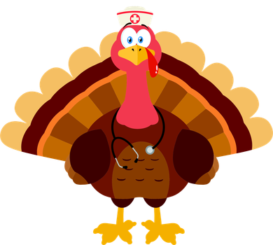 Turkey Nurse Pajama Set