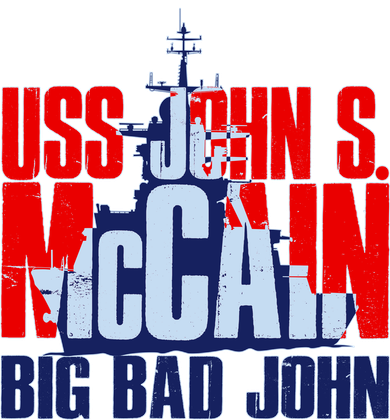 USS John S. McCain Big Bad John Women's Tank Top