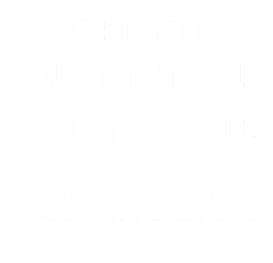 Week Of Action Black Live Matter Button
