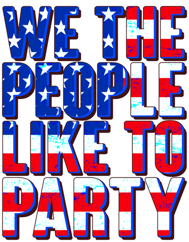 We The People Like To Party Toddler T-Shirt