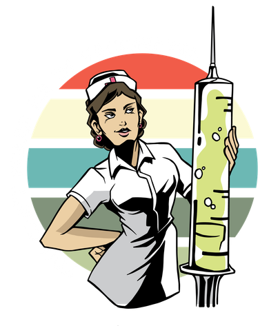 You Can't Scare Me I'm Vaccinated Nurse Kids Hoodie