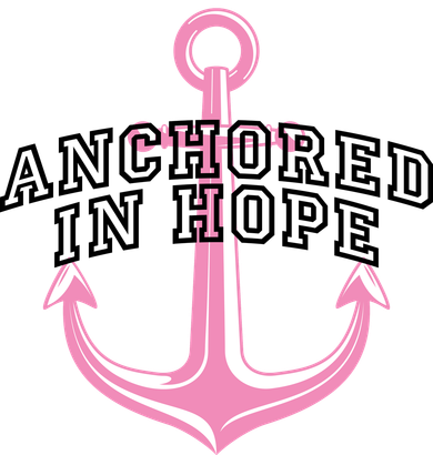 Anchored In Hope Breast Cancer Awareness Kids Hoodie
