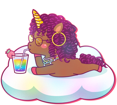 Cute Afro Unicorn Sweatshirt