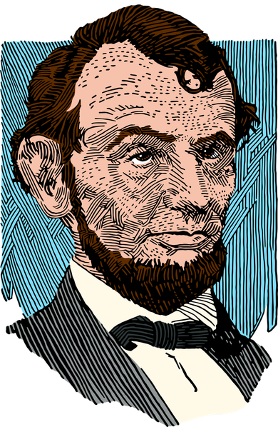 Abraham Lincoln Portrait Women's T-Shirt