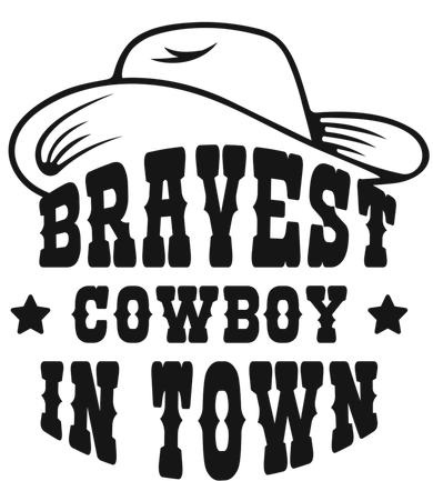 Bravest Cowboy In Town Women's Dry Zone Grid Polo