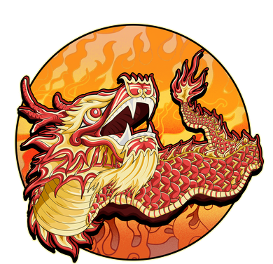 Chinese Dragon Fire Dance Women's Tank Top
