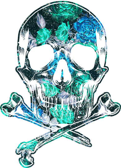 Cool Summer Graphic Skull Kids Sweatshirt
