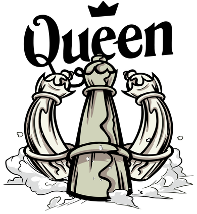 Chess Queen Button