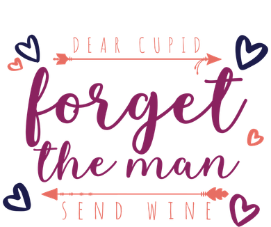 Dear Cupid Forget The Man Send Wine Coaster