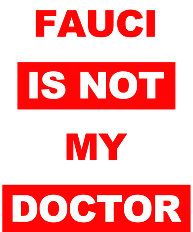 Fauci Is Not My Doctor Coaster